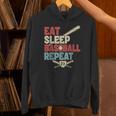Eat Sleep Baseball Repeat Bat Ball Player Fan Unisex Hoodie Eat Sleep Baseball Repeat Bat Ball Player Fan Unisex Hoodie