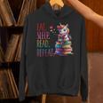 Eat Sleep Read Repeat Unicorn Read Book Reading Lovers Kids Unisex Hoodie