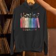 Equality Flower Books Equal Rights Social Justice Feminist Unisex Hoodie Equality Flower Books Equal Rights Social Justice Feminist Unisex Hoodie