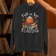 Fall In Love With Reading Autumn Librarian Cute Book Lover Unisex Hoodie Fall In Love With Reading Autumn Librarian Cute Book Lover Unisex Hoodie