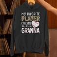 My Favorite Player Calls Me Granna Baseball Leopard Unisex Hoodie My Favorite Player Calls Me Granna Baseball Leopard Unisex Hoodie