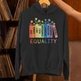Floral Book Equality Human Rights Social Justice Peace Love Unisex Hoodie