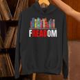 Frea-Dom Anti Ban Books I Read Banned Books Freedom Book Unisex Hoodie