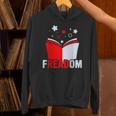 Freadom I Read Banned Books Banned Books Week Librarian Unisex Hoodie