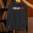 FREADOM T-Shirt For Book Lovers Bookworms Unisex Hoodie FREADOM T-Shirt For Book Lovers Bookworms Unisex Hoodie
