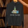 Future Teacher School Teaching Educator Colorful Books Men Women Unisex Hoodie