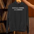 Gilead Was A Warning Not A Handbook Unisex Hoodie Gilead Was A Warning Not A Handbook Unisex Hoodie
