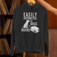 Golden Retriever Easily Distracted By Books And Dogs Premium Tri-Blend Unisex Hoodie