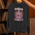 Good Girl Read Bad Books Skeleton Reading Bookworm Unisex Hoodie
