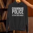 Grammar Police To Serve And Correct Book Literature Unisex Hoodie Grammar Police To Serve And Correct Book Literature Unisex Hoodie
