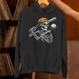 Halloween Boys Batting Skeleton Baseball Unisex Hoodie Halloween Boys Batting Skeleton Baseball Unisex Hoodie