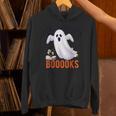Halloween Teacher Librarian Books Reading Ghost Pun BOOOOKS Men Women Kids Unisex Hoodie