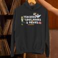 Halloween Teacher Love Books And Brains Teacher Halloween For Men Women Kids Unisex Hoodie Halloween Teacher Love Books And Brains Teacher Halloween For Men Women Kids Unisex Hoodie