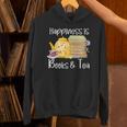 Happiness Is Books And Tea Unisex Hoodie Happiness Is Books And Tea Unisex Hoodie