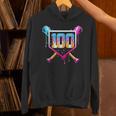Happy 100 Days Of School Baseball Drip 100th Day Of School Unisex Hoodie Happy 100 Days Of School Baseball Drip 100th Day Of School Unisex Hoodie