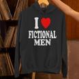 I Heart Love Fictional Men Book Movies Literature Reading Unisex Hoodie