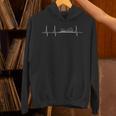 Heartbeat Book Reader Reading Lover Unisex Hoodie