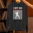 I Hit 100 Days Of School Baseball 100 Day Of School Unisex Hoodie I Hit 100 Days Of School Baseball 100 Day Of School Unisex Hoodie