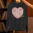 Hot Girls Read Books Cute Heart Graphic Unisex Hoodie