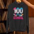 HUGvyn 100 Days Of School Baseball Ice Cream Teacher Student Unisex Hoodie HUGvyn 100 Days Of School Baseball Ice Cream Teacher Student Unisex Hoodie