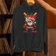 HUGvyn Santa Playing Baseball Ice Cream Drip Christmas Boys Unisex Hoodie HUGvyn Santa Playing Baseball Ice Cream Drip Christmas Boys Unisex Hoodie