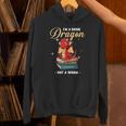 I'm A Book Dragon Not A Worm Reading Library Reader Bookworm Unisex Hoodie