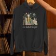 I'm Booked Tonight Floral Books Cozy Reading Graphic Unisex Hoodie
