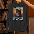 I'm Retired Reading Books Is My Job Cat Reader Unisex Hoodie I'm Retired Reading Books Is My Job Cat Reader Unisex Hoodie