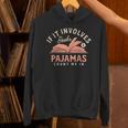 If It Involves Books And Pajamas Count Me In Book Reading Unisex Hoodie