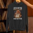 Irish Setter Dog Breed Life Is Better With Books And Irish Unisex Hoodie
