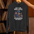Just A Girl Who Loves Dragons And Books Unisex Hoodie