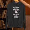 Just A Girl Who Loves Unicorns And Books Women Unisex Hoodie