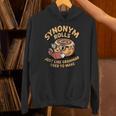 Just Like Grammar Used To Make Bread Book Read Synonym Rolls Unisex Hoodie