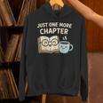 Just One More Chapter Book Lover Reading Coffee Kawaii Unisex Hoodie
