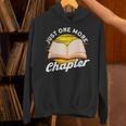 Just One More Chapter Book Reading Bookworm Unisex Hoodie Just One More Chapter Book Reading Bookworm Unisex Hoodie