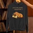 Just One More Chapter Capybara With Book Unisex Hoodie