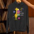 Just One More Chapter Cute Giraffe Book Reading Nerd Unisex Hoodie