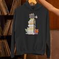 Kawaii Cats Books Coffee Unisex Hoodie Kawaii Cats Books Coffee Unisex Hoodie