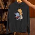 Kawaii Kittens Cats Tea And Books Cartoon Cat For Men Women Girls Kids Unisex Hoodie