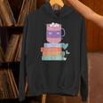 Kawaii Pastel Goth Cute Hot Chocolate Book Lover Anime Art Unisex Hoodie Kawaii Pastel Goth Cute Hot Chocolate Book Lover Anime Art Unisex Hoodie