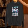 Kids 100 Days Of School 100th Day Baseball Ice Cream Drip Unisex Hoodie Kids 100 Days Of School 100th Day Baseball Ice Cream Drip Unisex Hoodie