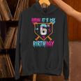 Kids Baseball Drip Bruh It's My 6th Birthday Boy Ice Cream Drip Unisex Hoodie Kids Baseball Drip Bruh It's My 6th Birthday Boy Ice Cream Drip Unisex Hoodie