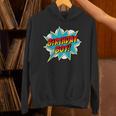 Kids Birthday Boy Superhero Boys Birthday Comic Book Unisex Hoodie Kids Birthday Boy Superhero Boys Birthday Comic Book Unisex Hoodie
