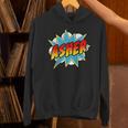 Kids Boys Asher Comic Book Superhero Name Unisex Hoodie Kids Boys Asher Comic Book Superhero Name Unisex Hoodie