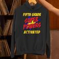 Kids Fifth Grade Superpower Superhero Comic Book First Day School Unisex Hoodie