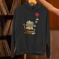 Kittens Cats Tea Books And Balloon Unisex Hoodie