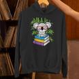 Koala Bear Librarian Reading Books Koala Unisex Hoodie