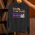 Librarian Halloween Trick Or Treat Bat & Books Unisex Hoodie
