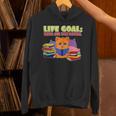 Life Goals Read All The Books I Book Worm I Book Lover Unisex Hoodie