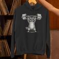 I Lift So I Can Carry More Books Raccoon Reader Workout Unisex Hoodie
